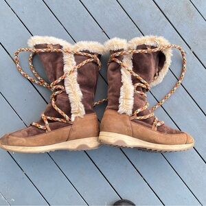 Tecnica Brown Winter Boots with Fur Lining